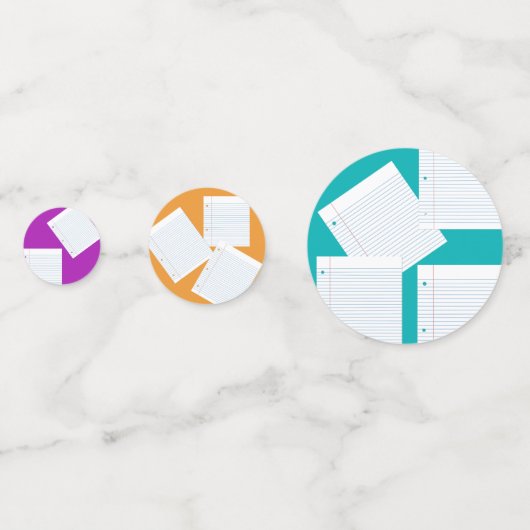 School’s Out for Summer Table Confetti コンフェッティ (裏面)