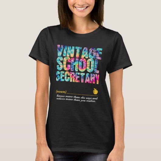 School Secretary Appreciation Week Back to School Tシャツ (正面)