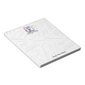 School supplies Art teacher notepad ノートパッド (アングル)