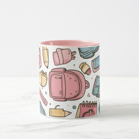 school supplies coffee mug マグカップ (中央)