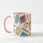 school supplies coffee mug マグカップ (左)