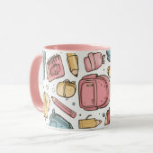 school supplies coffee mug マグカップ (正面左)