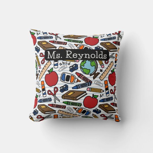 School Teacher クッション (正面)