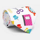 School Teacher Pattern Colorful ネクタイ (ロール)