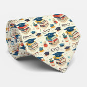 School Teacher Pattern Necktie Tie ネクタイ (ロール)