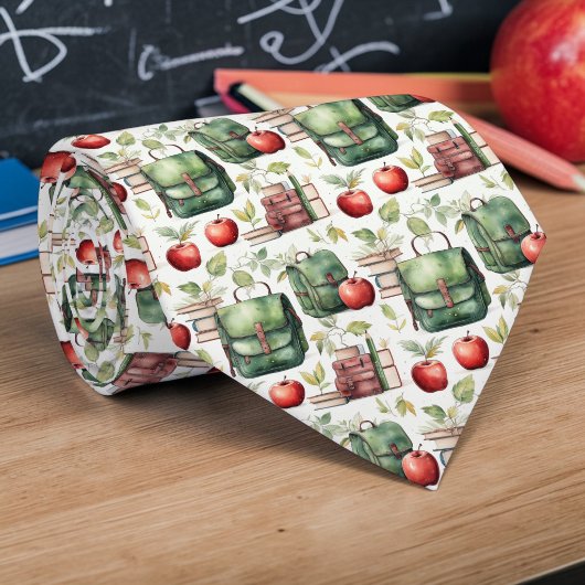School Teacher Pattern Necktie Tie ネクタイ