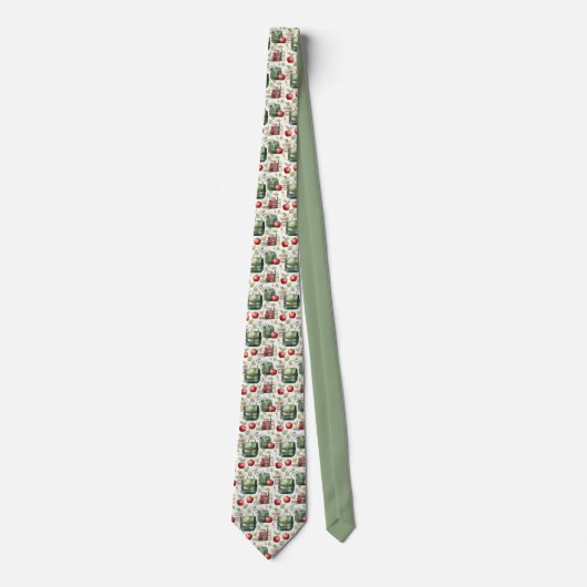 School Teacher Pattern Necktie Tie ネクタイ (正面)