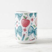 School Teacher/ Student Coquette Bows コーヒーマグカップ (中央)