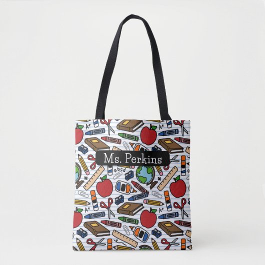 School Teacher Tote Bag トートバッグ (正面)