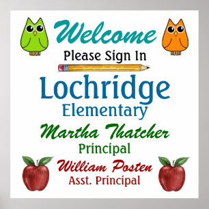 School / Teacher Welcome Poster - SRF ポスター
