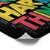 School Teachers Motivational Quote - We Can Do Har ポスター (角)