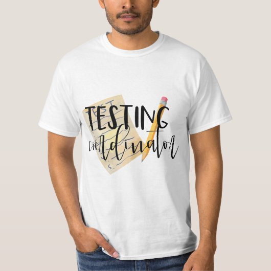 School Testing Coordinator Teacher Tee  Tシャツ (正面)