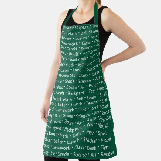 School Words Apron エプロン (インサイチュ)