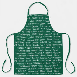 School Words Apron  エプロン