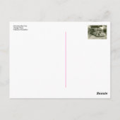 Schoolboy Bus Tripのヴィンテージ写真 ポストカード (裏面)