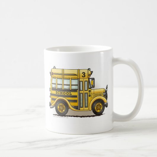 Schoolbusのマグ コーヒーマグカップ (右)