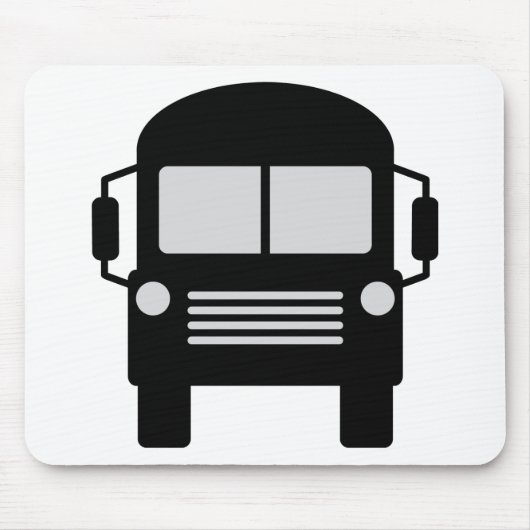 schoolbusアイコン マウスパッド (正面)
