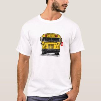 schoolbuswithstopsignteeshirt tシャツ