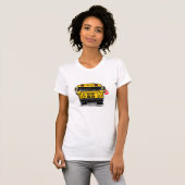 schoolbuswithstopsignwomensteeshirt tシャツ (正面フル)