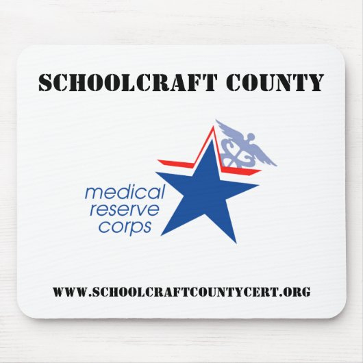 Schoolcraft郡MRCのマウスパッド マウスパッド (正面)