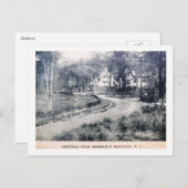 Schooley's Mountain、ニュージャージー、ヴィンテージ ポストカード (正面/裏面)