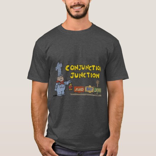 Schoolhouse Rock Conjunction Junction retro Tシャツ (正面)