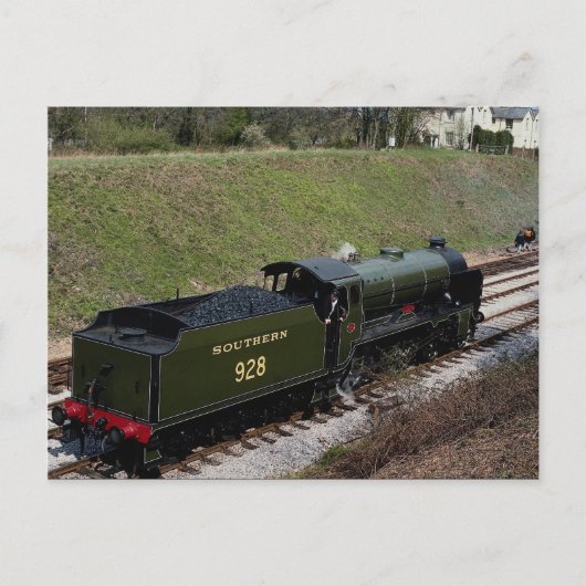 Schools Class No. 928 "Stowe" in Horsted Keynes ポストカード (正面)