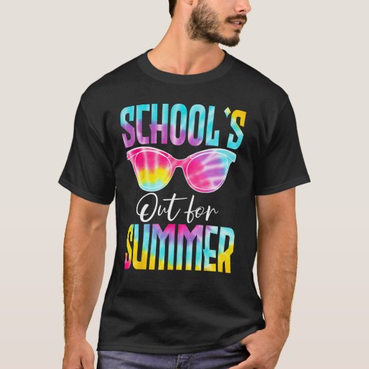 Schools Out for Summer Graduation Students Teacher Tシャツ (正面)
