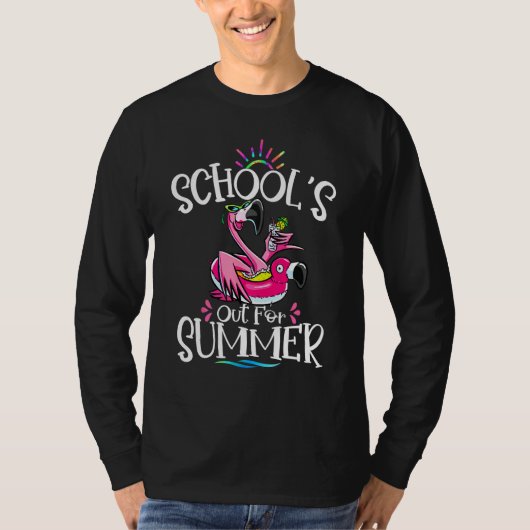 School's Out For Summer Last Day Of School Hello F Tシャツ (正面)