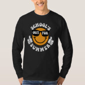 Schools Out For Summer Last Day Of School Smile Te Tシャツ (正面)
