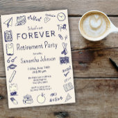 School's Out Forever Teacher Retirement Party 招待状