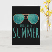 Schools Out Of Summer Happy Last Day Of School Vac カード (黄色い花)