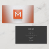 Schoonの金ゴールド 名刺 (正面/裏面)