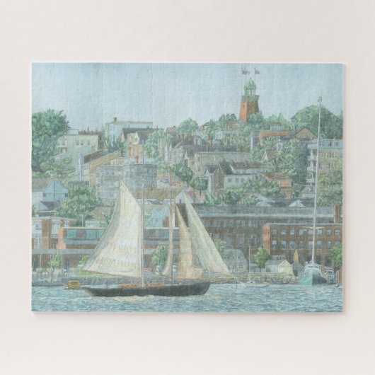 Schooner in Casco Bay 520pc Puzzle ジグソーパズル (横)