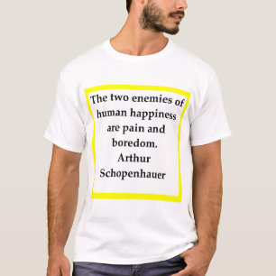 schopenhauer、アーサー、 tシャツ
