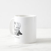 Schopenhauer Quote Funny Philosopher Statement コーヒーマグカップ (正面左)