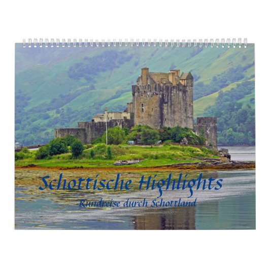 Schottische Highlights Rundreise durch Schottland カレンダー (カバー)