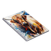 Schottische Hochlandkuh Notizbuch ノートブック (右側)