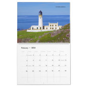 Schottische Leuchttürme カレンダー (2月 2026)