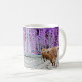 Schottisches Hochlandrind コーヒーマグカップ (正面右)