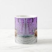 Schottisches Hochlandrind コーヒーマグカップ (中央)