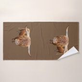 Schottisches Hochlandrind バスタオル (バスタオル)