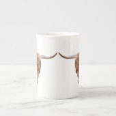 Schottisches Hochlandrind ボーンチャイナマグカップ (正面)