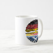 Schottland Schottisch Deutsch Deutschland Baum コーヒーマグカップ (正面右)