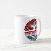 Schottland Schottisch Schweizer Schweiz Baum コーヒーマグカップ (正面右)