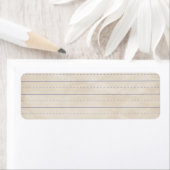 SCHPPRしわの白いルールドスクールライン紙EDU ラベル (インサイチュ)