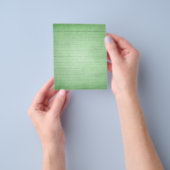 SCHPPRグリーンスクールが紙教育背景を並べた チラシ (手)