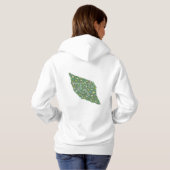 Schritt für Schritt zum Glück Hoodie Pullover パーカ (裏面フル)
