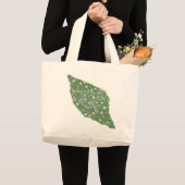 Schritt für Schritt zum Glück Tasche Shopper ラージトートバッグ (正面(商品))