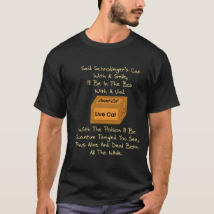 Schrodingerの猫のリムリック Tシャツ